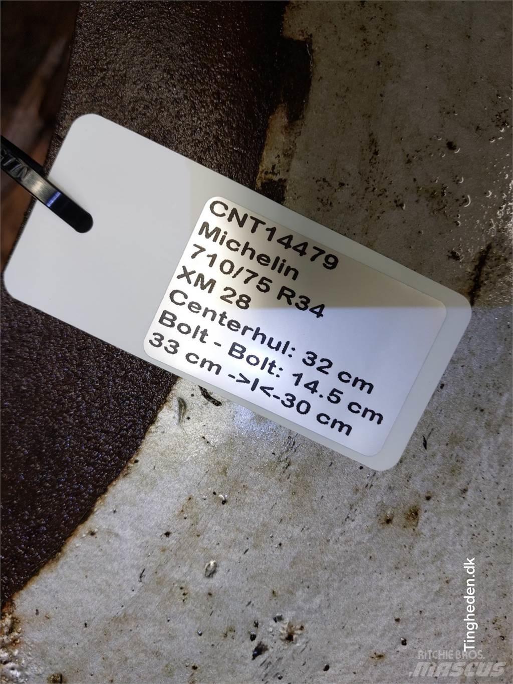 34 710/75 R34 Hjul, Dæk og Fælge
