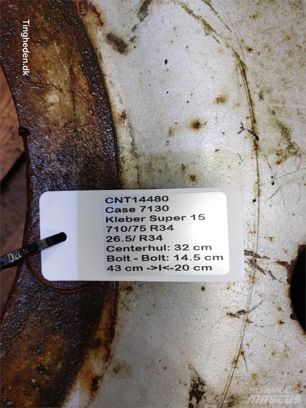  345 710/75 R34 Hjul, Dæk og Fælge