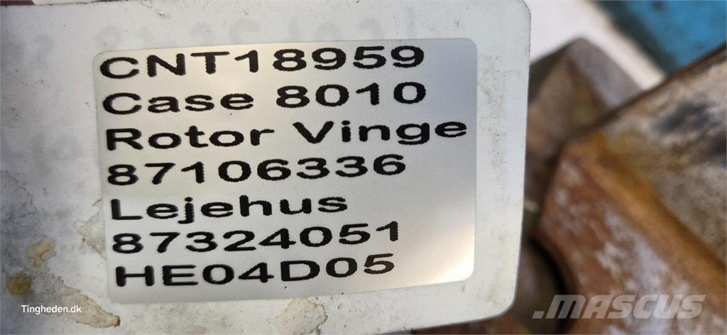 CASE 8010 Tilbehør til mejetærskere