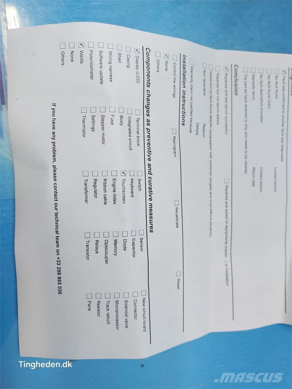 CASE Maxxum 115 Elektronik