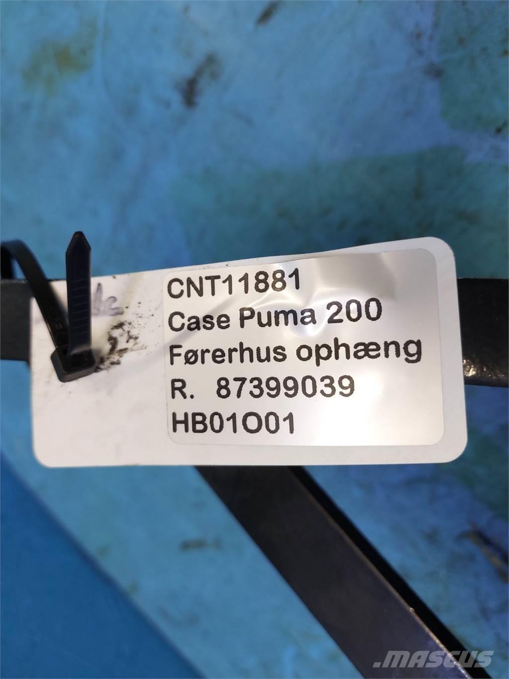 CASE Puma 200 Kabiner og interiør