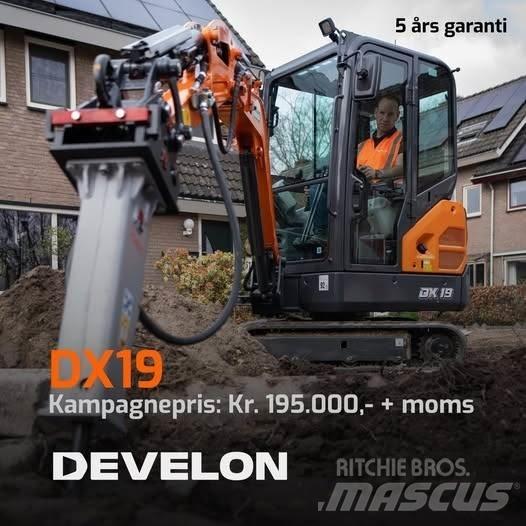 Develon DX19-7 Minigravemaskiner