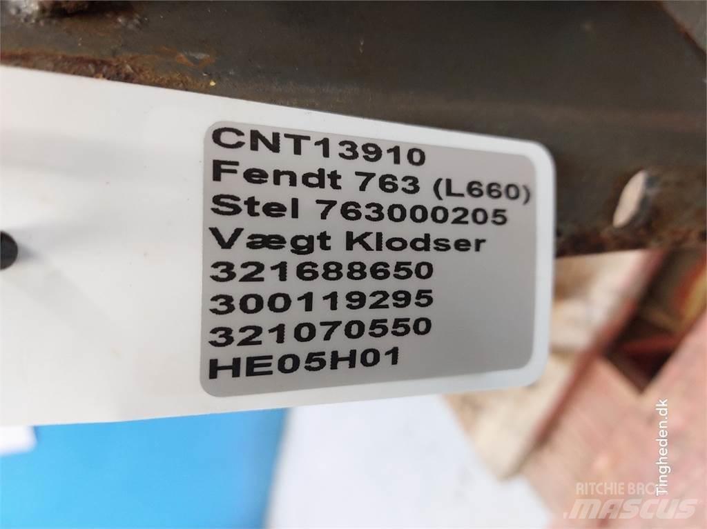 Fendt 763 Tilbehør til mejetærskere