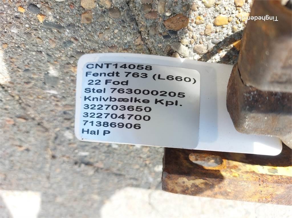 Fendt 763 Tilbehør til mejetærskere