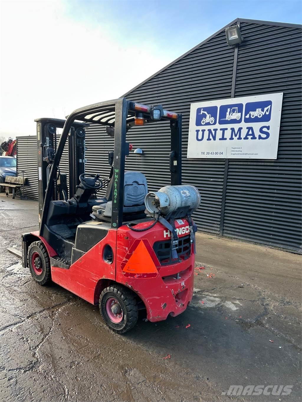 Hangcha FG18 LPG gaffeltrucks