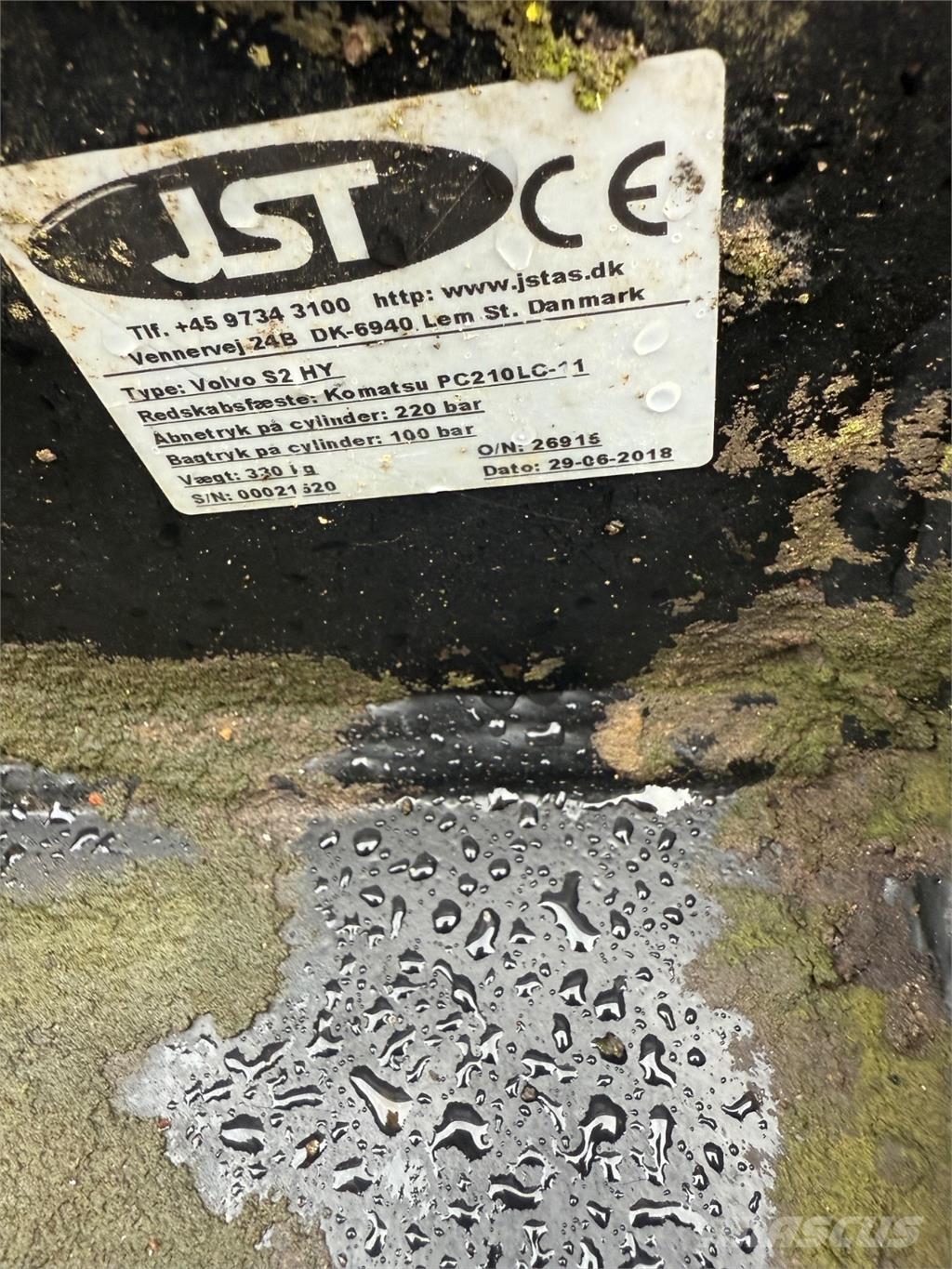  Hydraulisk fæste Hurtigkoblere