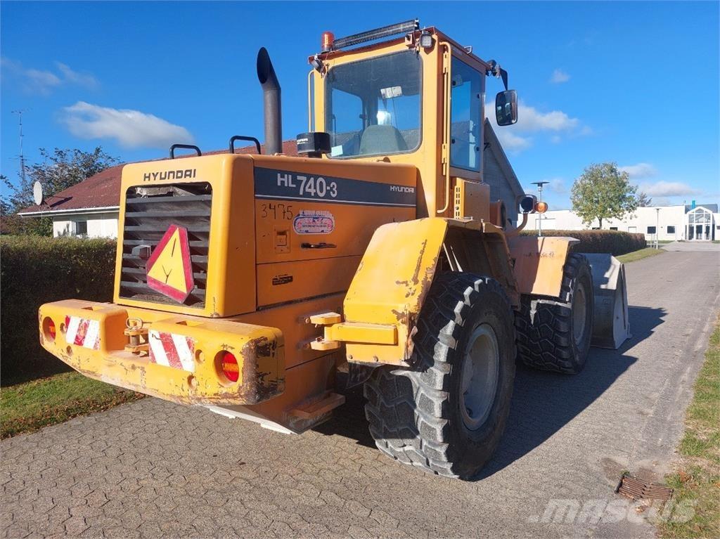 Hyundai HL740-3 Læssemaskiner på hjul