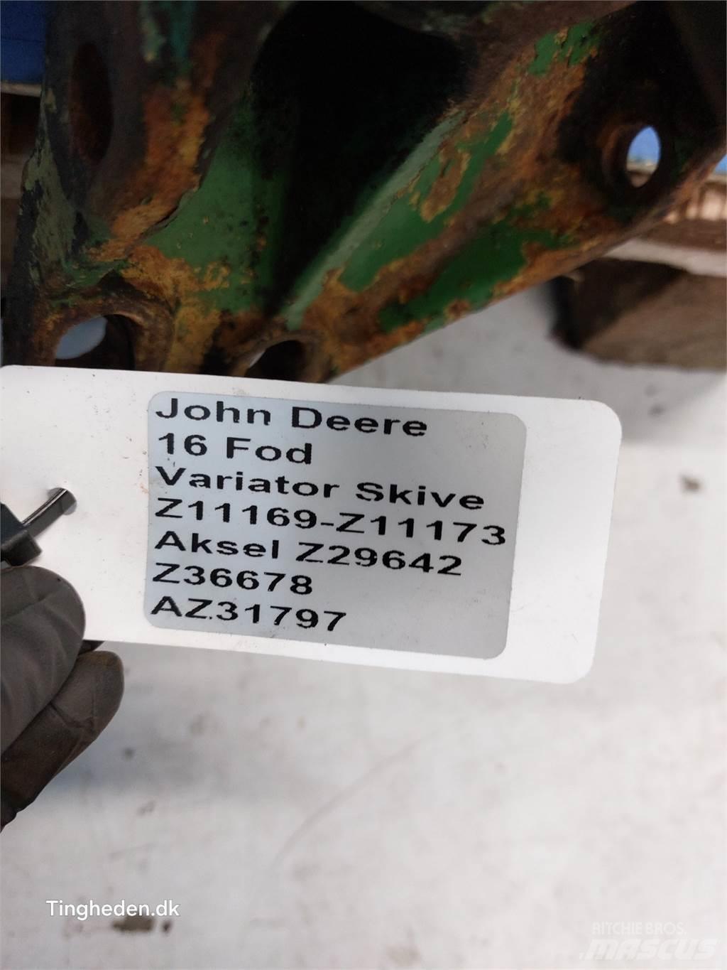 John Deere 1000 Tilbehør til mejetærskere