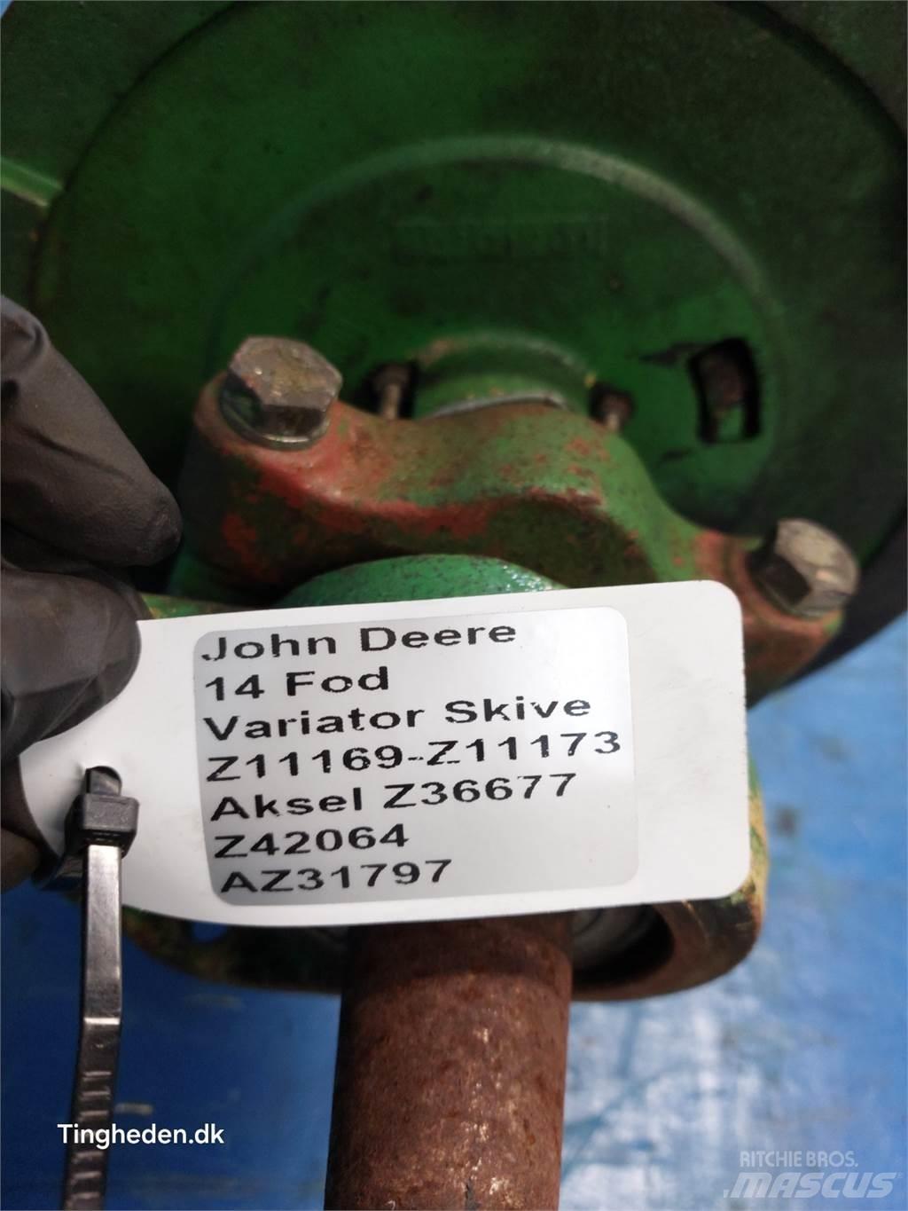 John Deere 1000 Tilbehør til mejetærskere