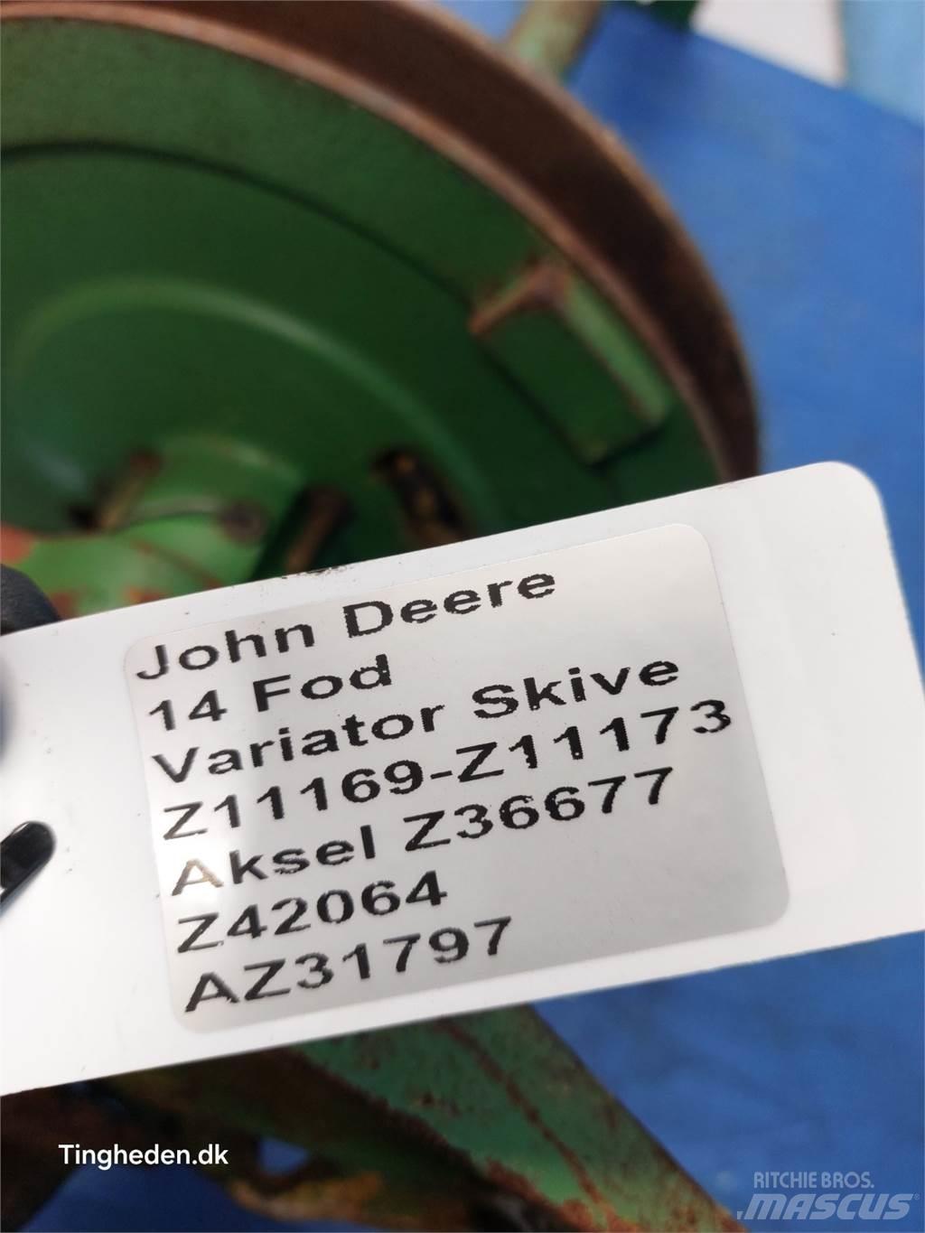 John Deere 1000 Tilbehør til mejetærskere