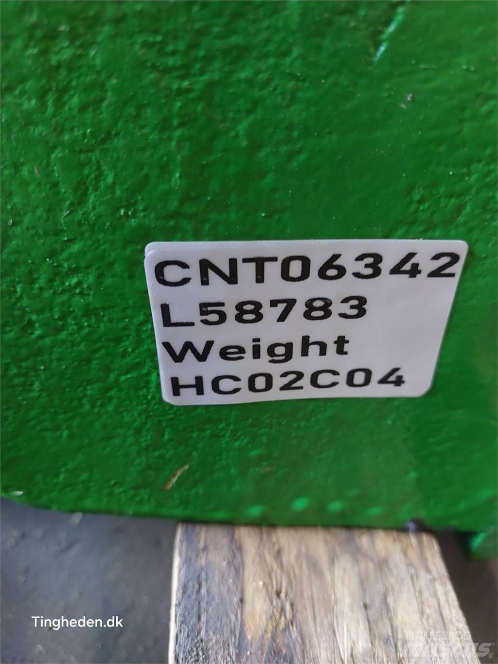 John Deere 1850 Frontvægte
