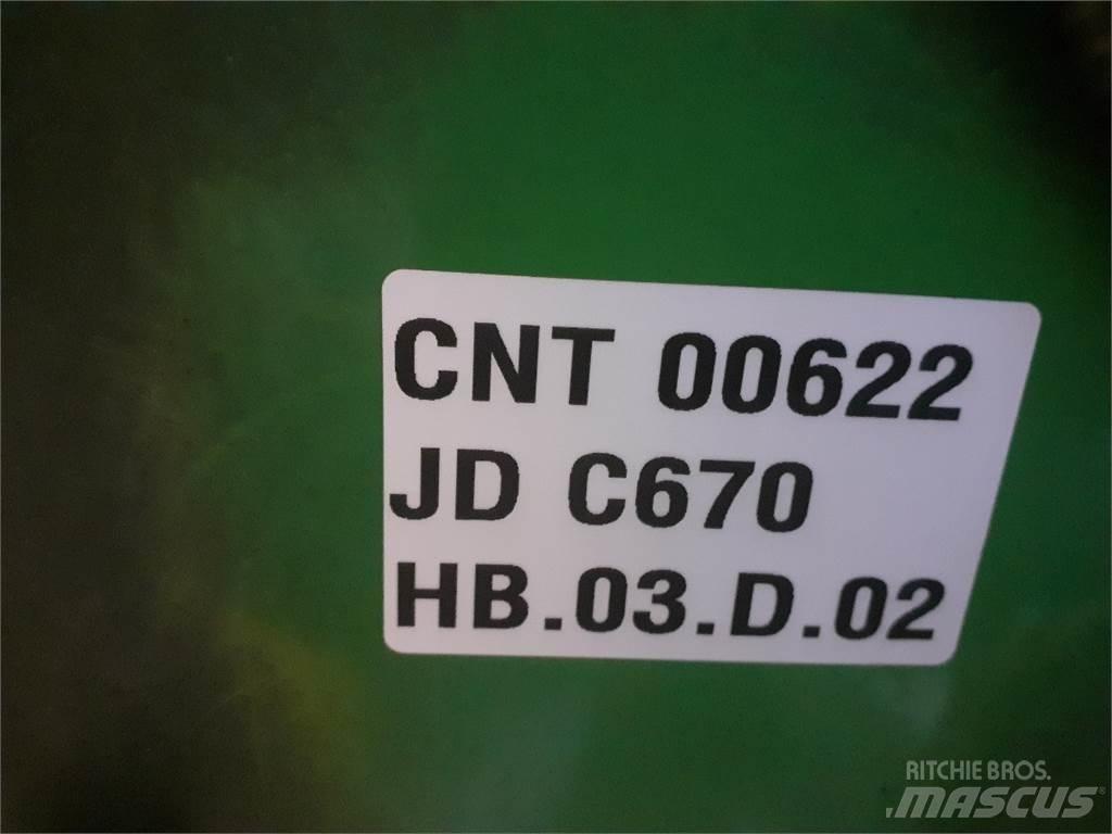 John Deere C670 Tilbehør til mejetærskere