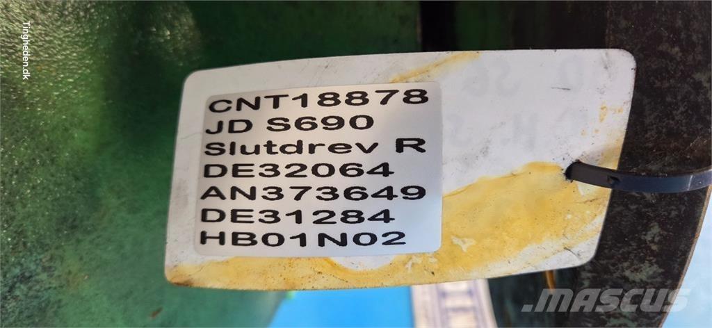 John Deere S690 Tilbehør til mejetærskere