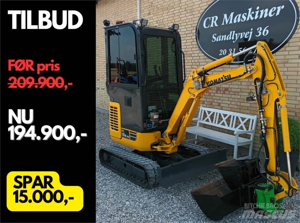 Komatsu pc16r hs Minigravemaskiner