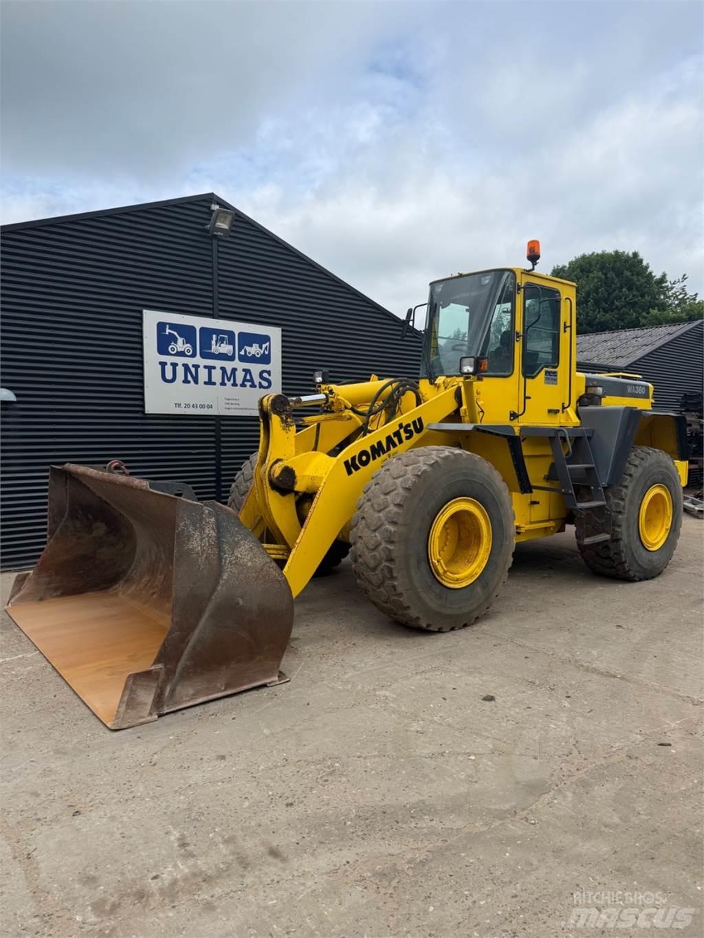 Komatsu WA380 Læssemaskiner på hjul