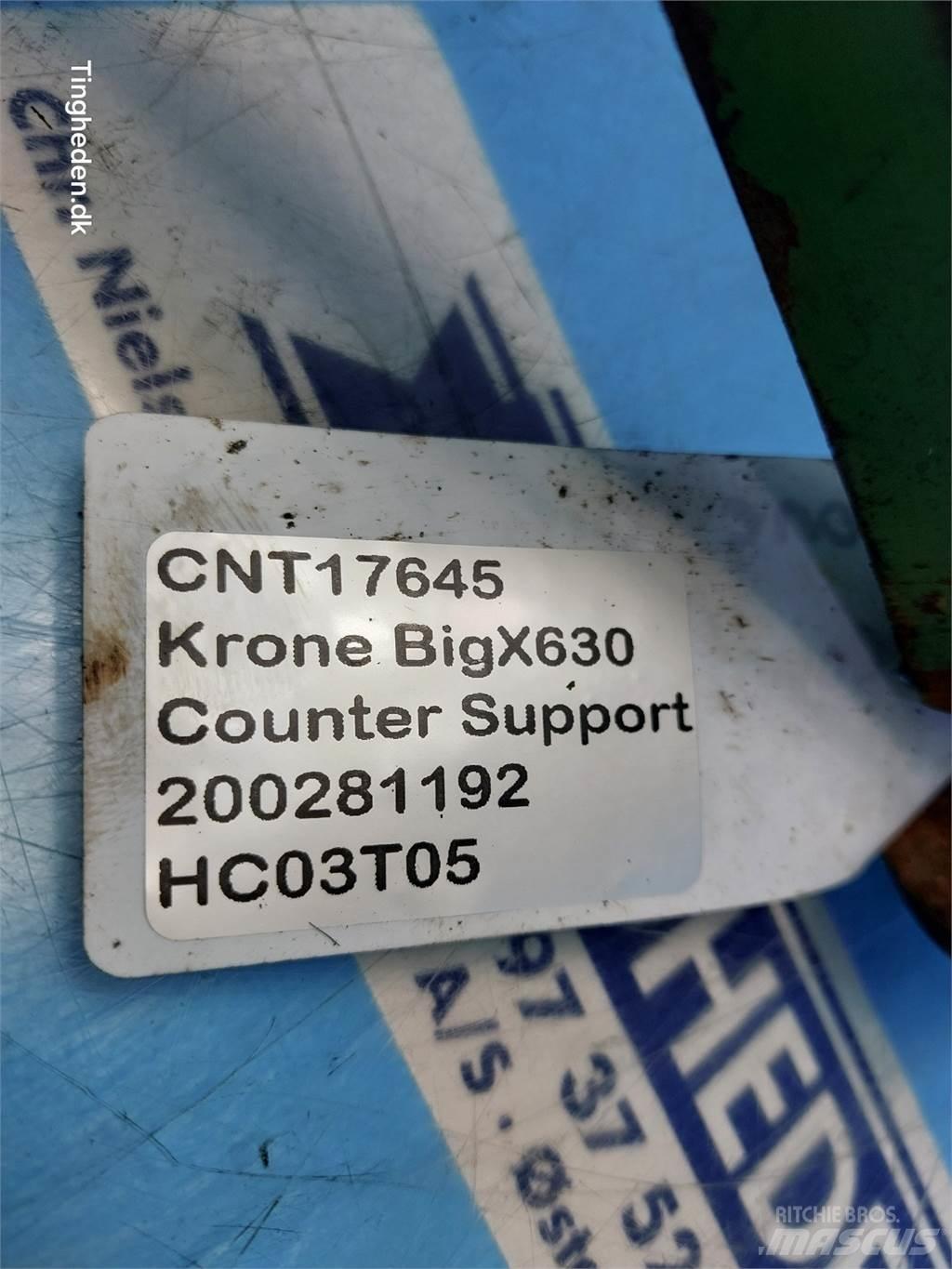 Krone Big X 630 Tilbehør til hø- og fodermaskiner