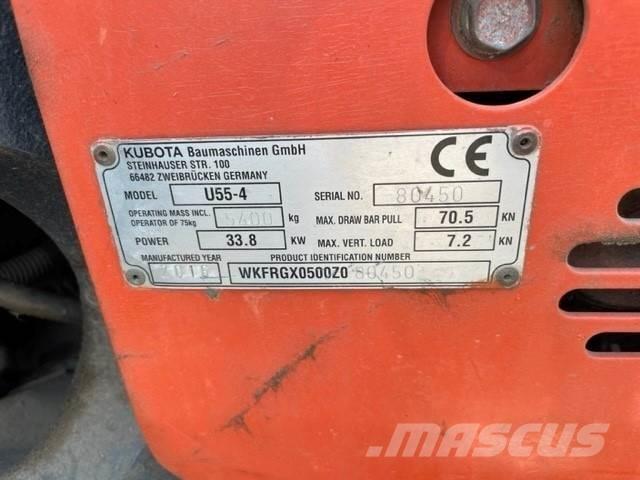 Kubota U55-4 Gravemaskiner på larvebånd