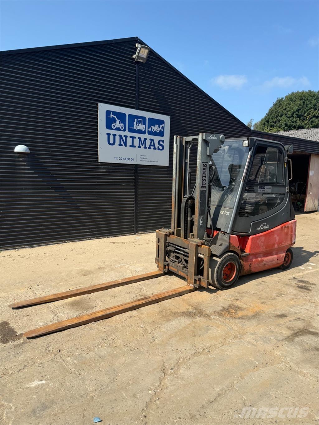 Linde E35 El gaffeltrucks
