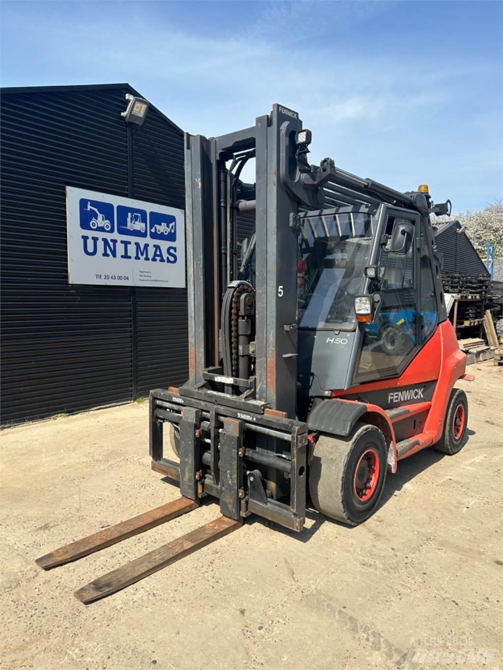 Linde H50T LPG gaffeltrucks