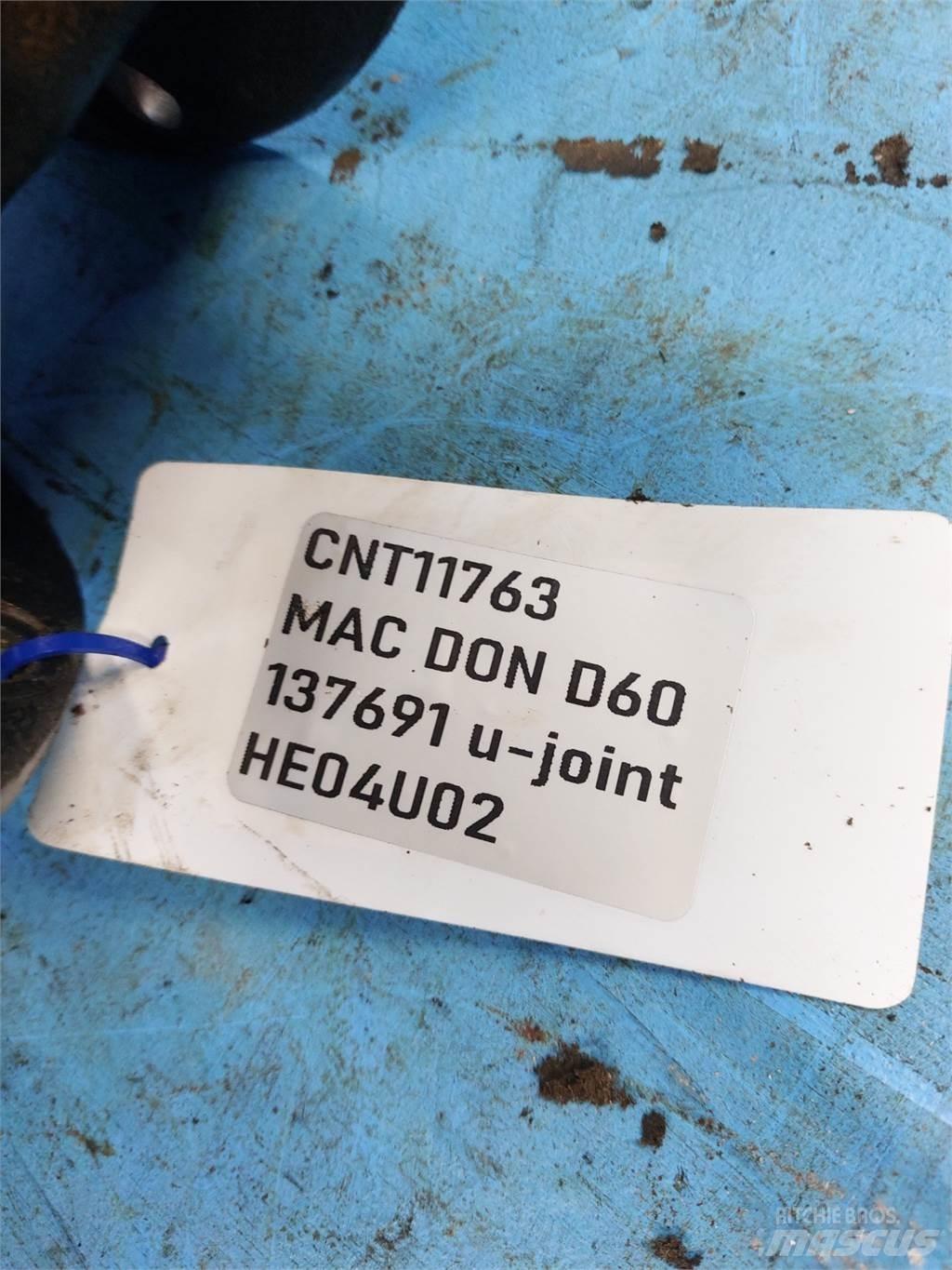 MacDon D60 Tilbehør til mejetærskere