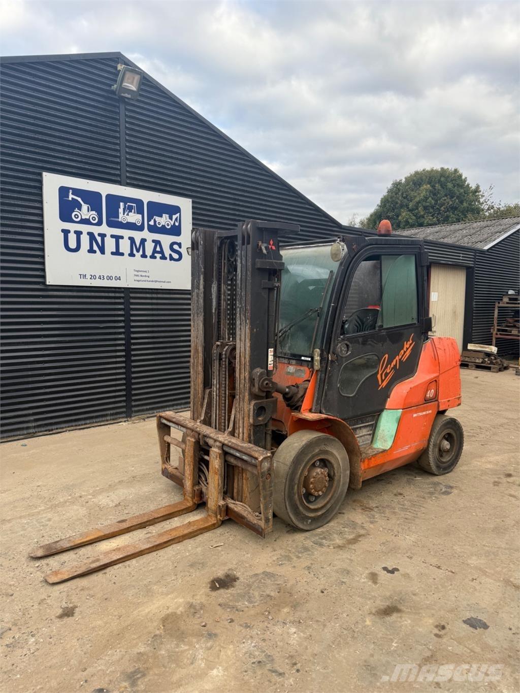 Mitsubishi FD40 Diesel gaffeltrucks