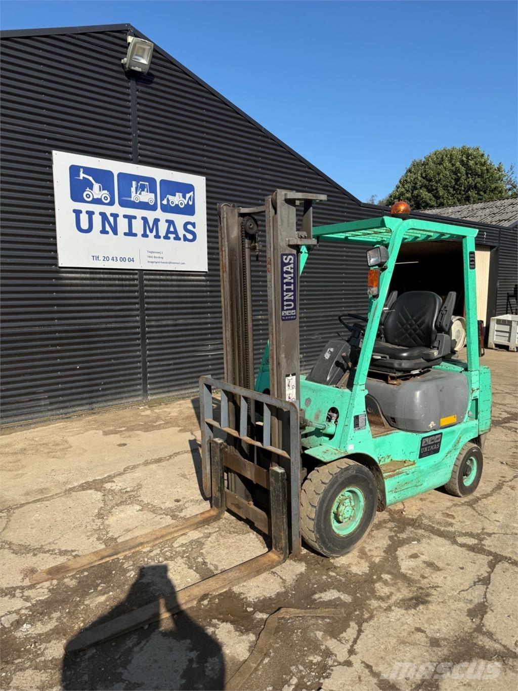 Mitsubishi FG14 LPG gaffeltrucks