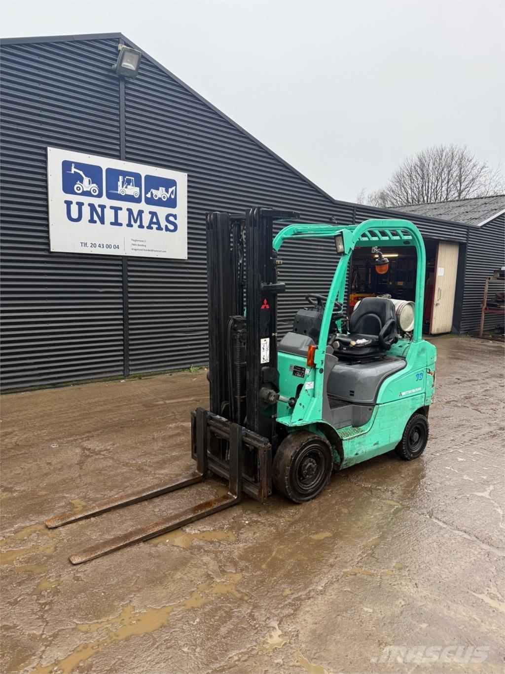 Mitsubishi FG18 LPG gaffeltrucks