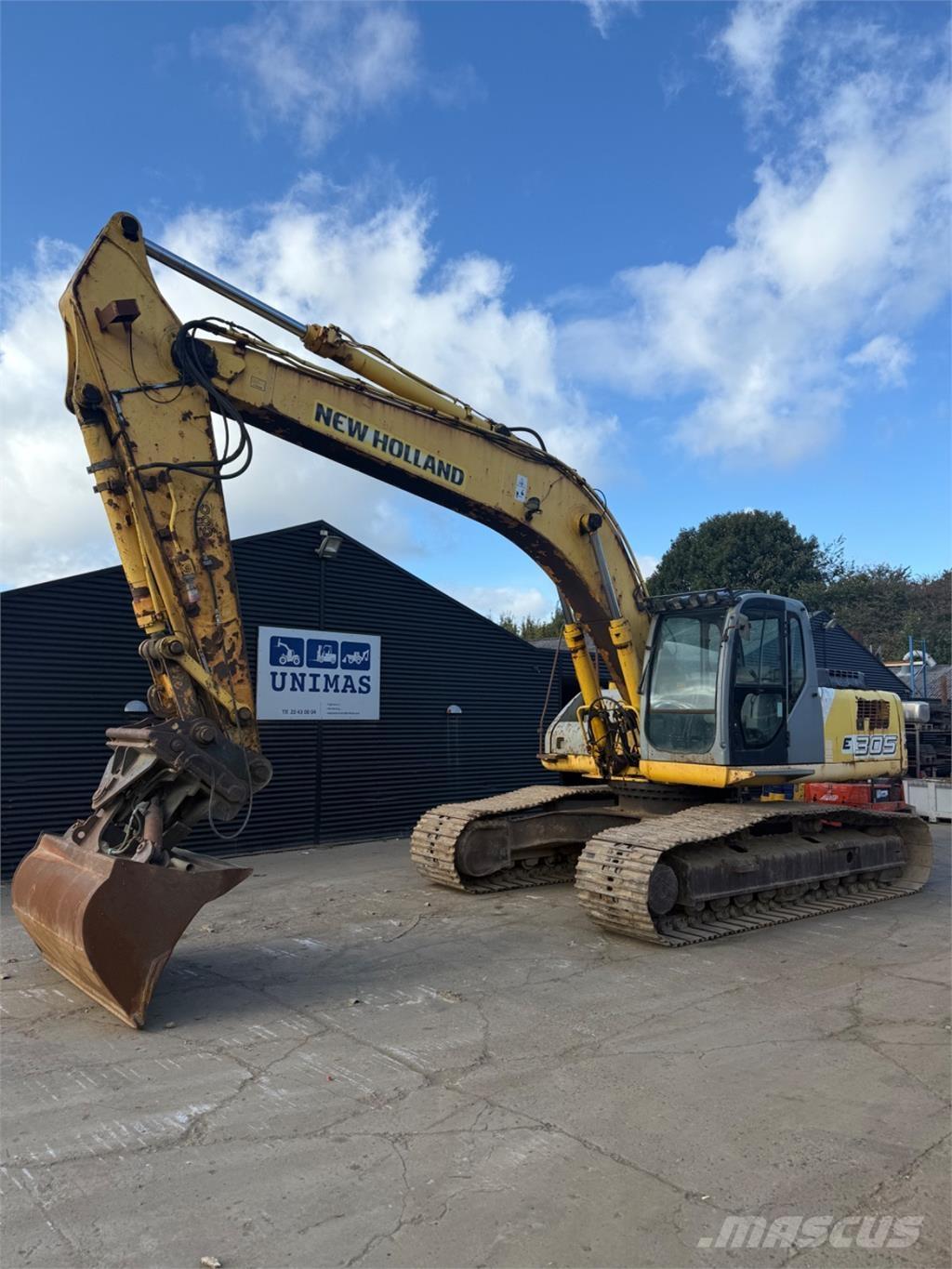 New Holland E305 Gravemaskiner på larvebånd