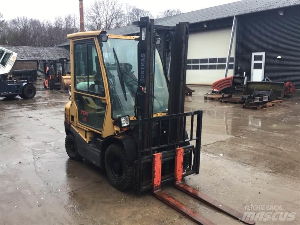 TCM FG25 LPG gaffeltrucks