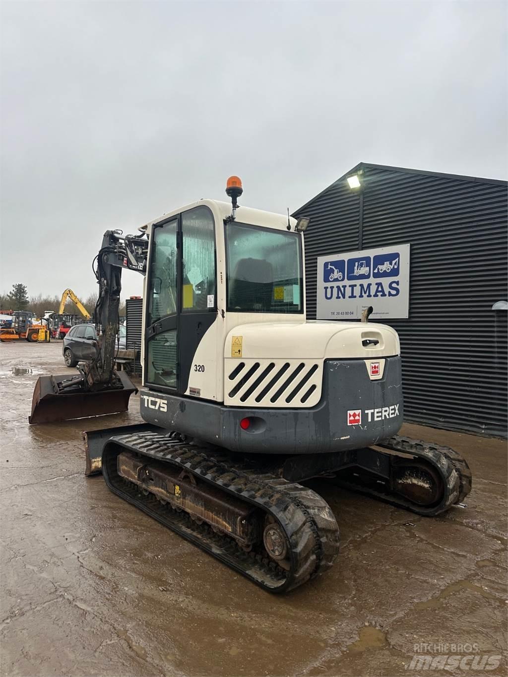 Terex TC75 Gravemaskiner på larvebånd