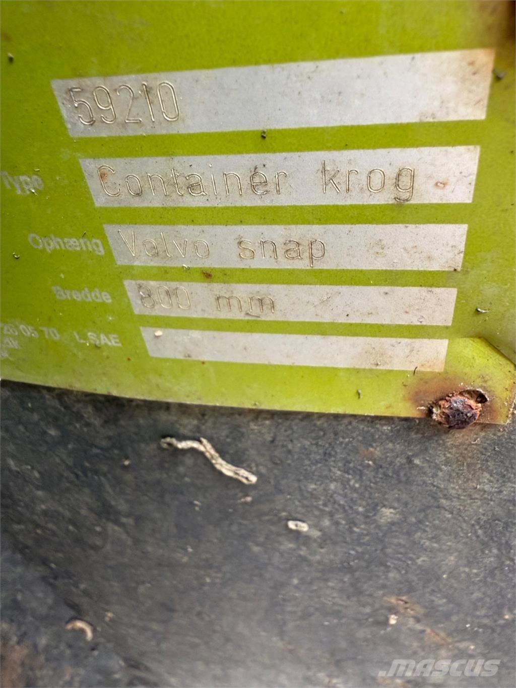 Volvo skifte Booms og dippers