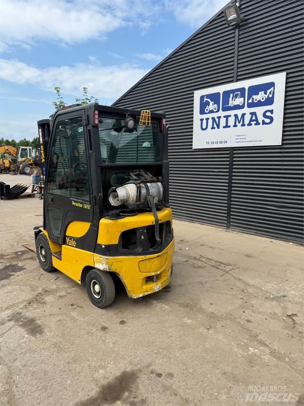 Yale GLP16 LPG gaffeltrucks
