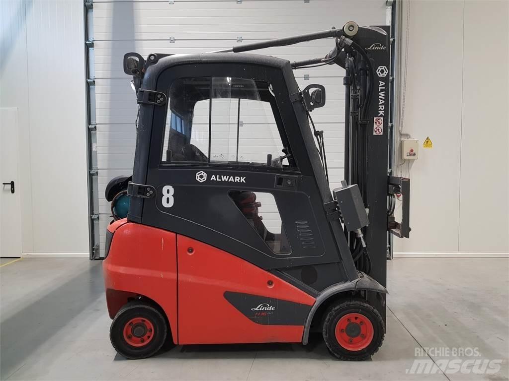 Linde H16T LPG gaffeltrucks