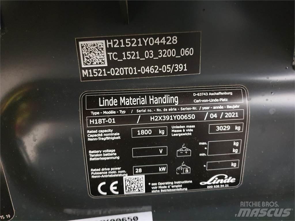 Linde H18T LPG gaffeltrucks