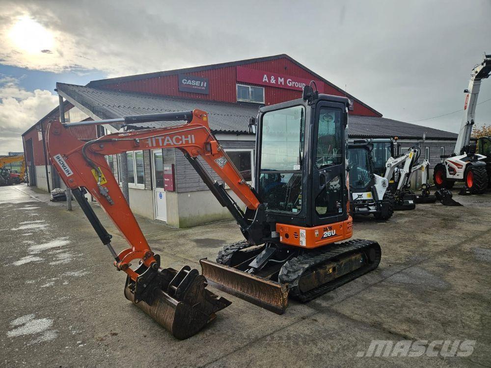 Hitachi ZX26U Gravemaskiner på larvebånd