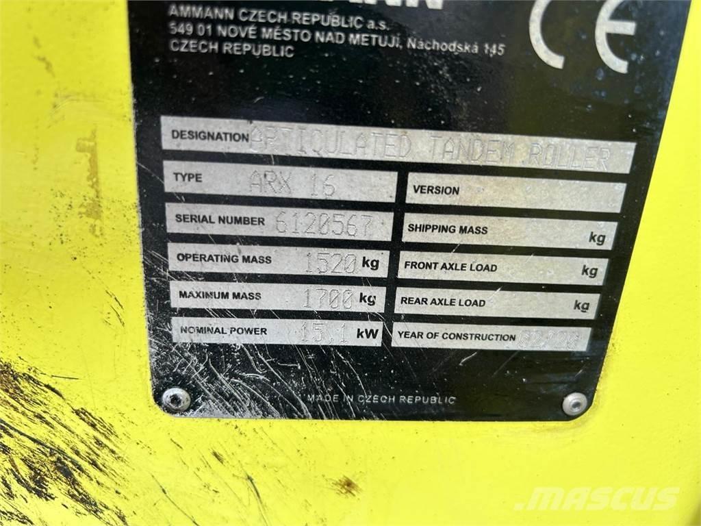 Ammann ARX16 AMMANN ARX16 Tvilling tromle