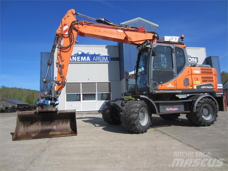 Doosan DX140W-3 Gravemaskiner på hjul
