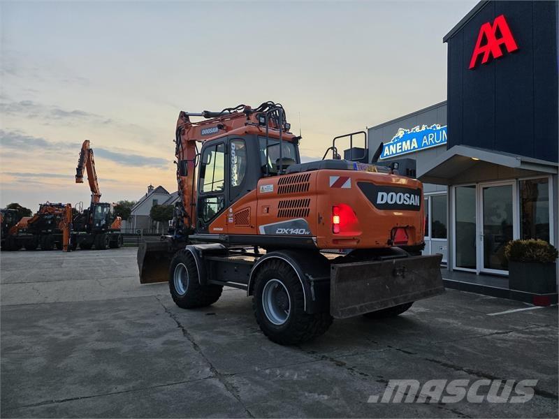 Doosan DX140W-5 Gravemaskiner på hjul