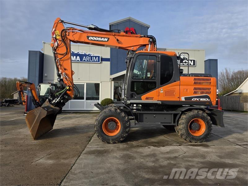 Doosan DX160W-5 Gravemaskiner på hjul