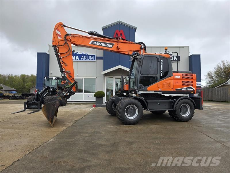 Doosan DX170W-5 Gravemaskiner på hjul