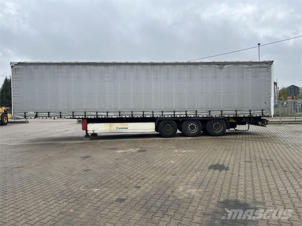 Krone  Semi-trailer med Gardinsider