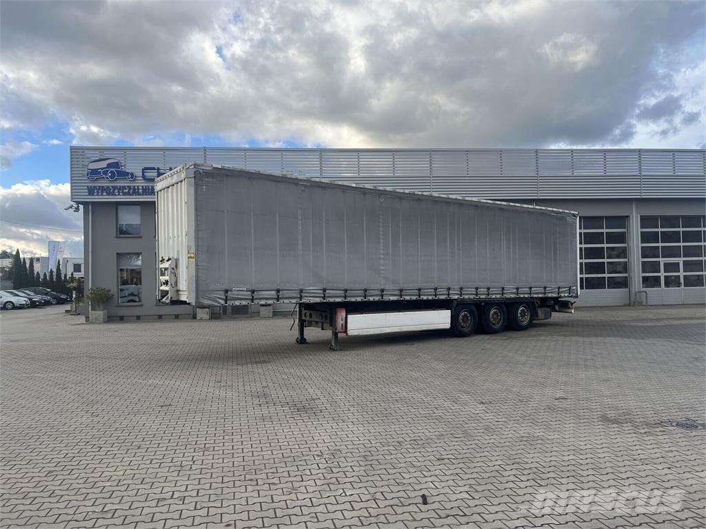 Krone  Semi-trailer med Gardinsider