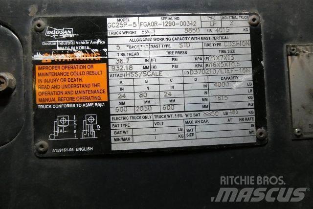 Doosan GC25P-5 Gaffeltrucks - andre