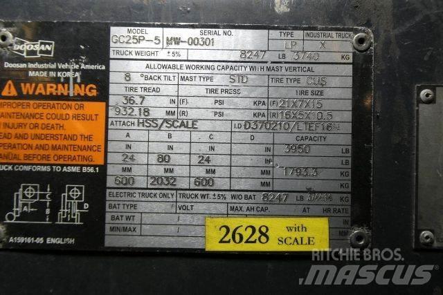 Doosan GC25P-5 Gaffeltrucks - andre
