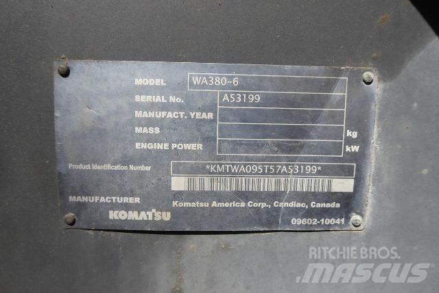 Komatsu WA380-6 Læssemaskiner på hjul