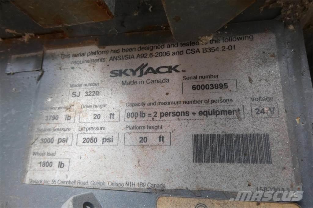 SkyJack SJ3220 Entreprenør - Andet