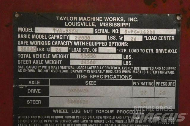 Taylor TYB220M Gaffeltrucks - andre