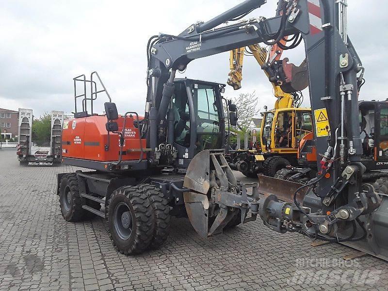 Atlas 140W Gravemaskiner på hjul
