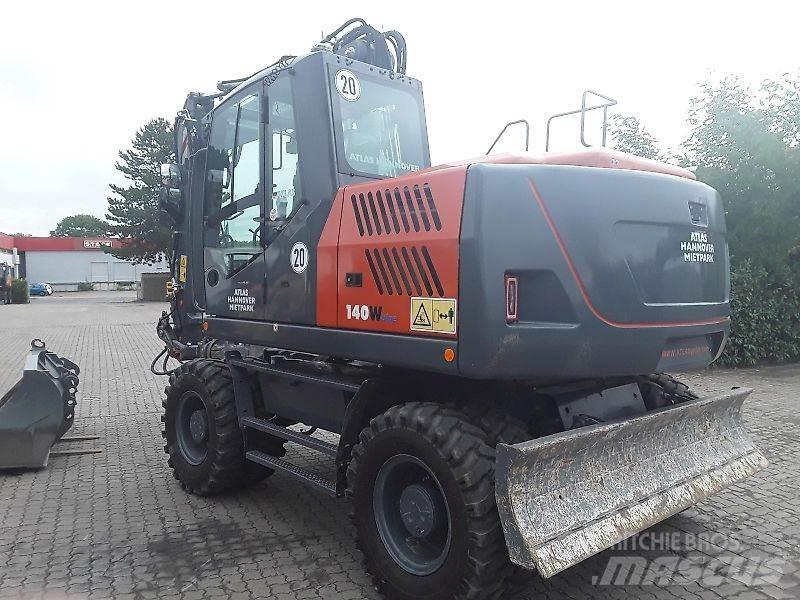 Atlas 140W Gravemaskiner på hjul