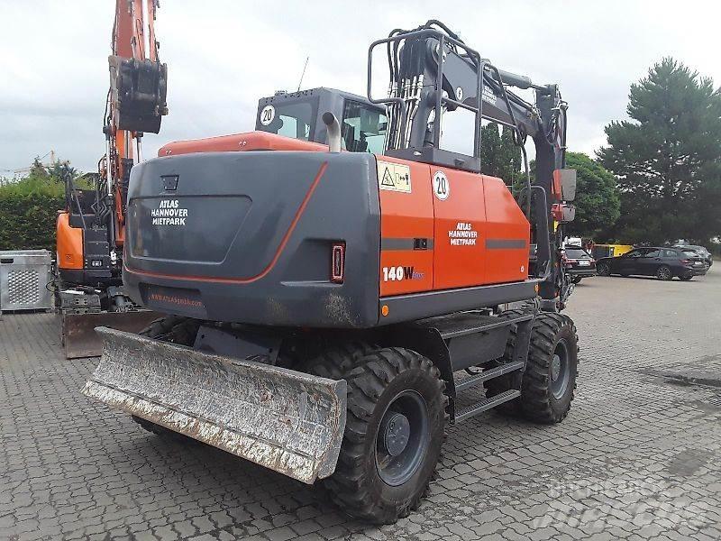 Atlas 140W Gravemaskiner på hjul